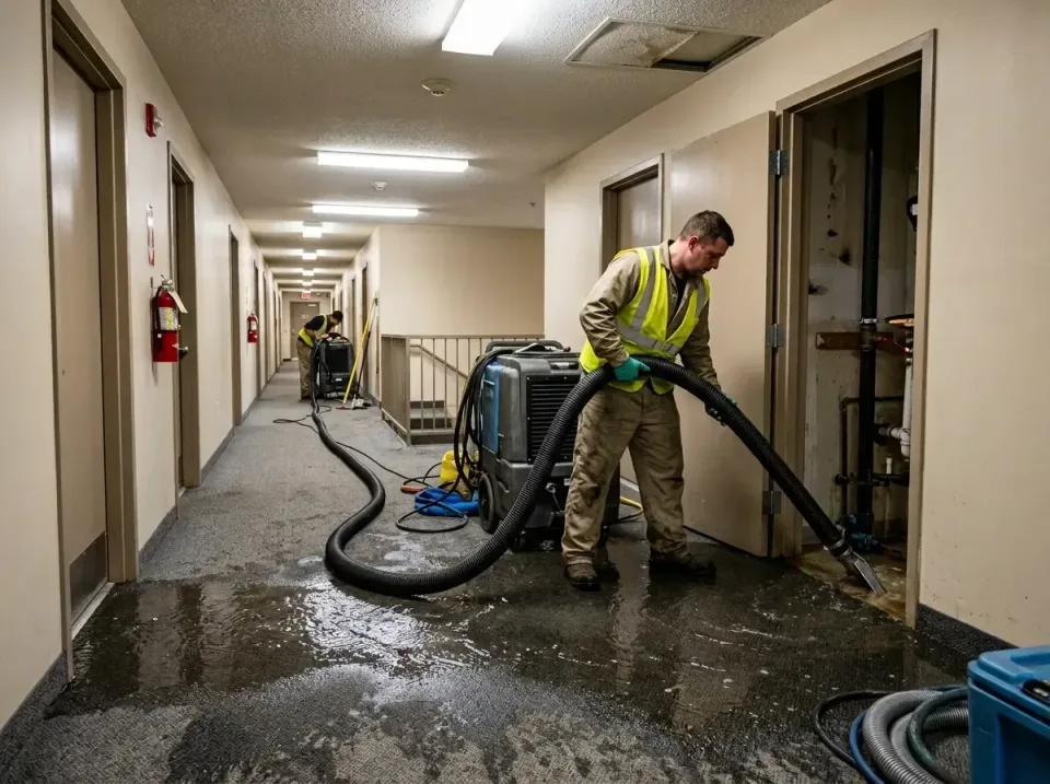 multi-unit-apartment-hallway-f-005 — frequently asked questions, Emergency Burst Pipe Water Extraction & Removal in Wernersv…